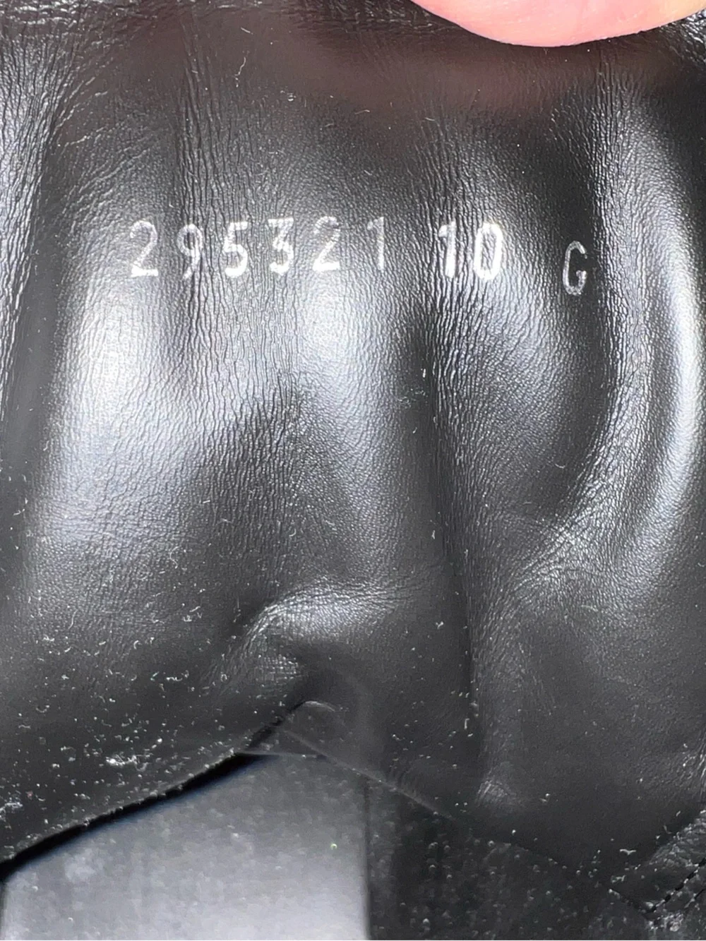 Gucci Black Quilted Leather Lace-Up Boots